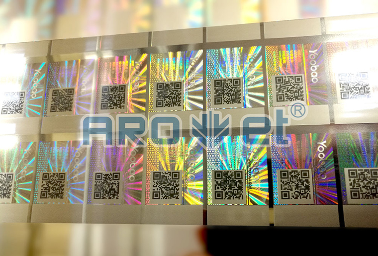 欧博abg官网X1双头喷码装备在镭射防伪标签上的应用